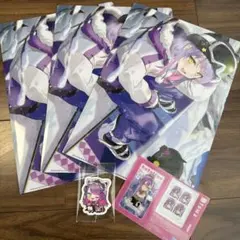 常闇トワ　クリアファイル　ステッカー　クリアシート　セット　ホロライブ