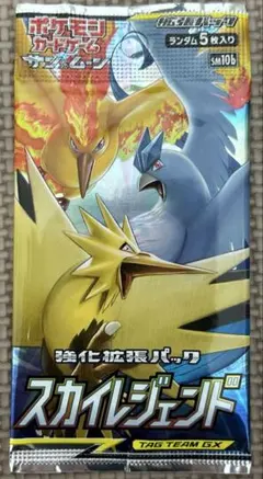 ポケモンカード 絶版 スカイレジェンド TAG TEAM GX 未開封パック