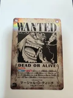 ティーチ　手配書　パラレル