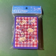 【新品未使用】ポケモンカードゲーム デッキシールド ピカチュウとハート【レッド】