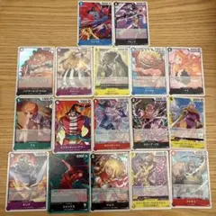 ワンピースカード　まとめ売り　１７枚