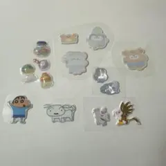 クレヨンしんちゃん ボンボンドロップシール、ぷにぷにシールなどお裾分けセット