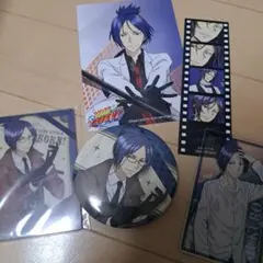 家庭教師ヒットマンREBORN 六道骸 缶バッジ アクリルカード ポストカード