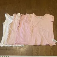 UNIQLO ユニクロ　コットンメッシュ肌着90cm 水通しのみ　4枚セット