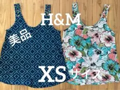 H&M ノースリーブ　タンクトップ　チュニック　XS