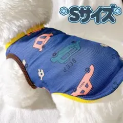 犬服猫服　ペット服　ペットウェア　ドッグウェア　クルマネイビーSサイズ