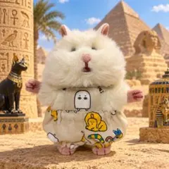 はむにぎりサイズ ヒョウ柄サロペット ぬい服 ハンドメイド レオパード