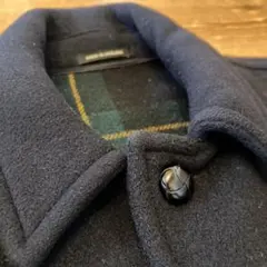 80s★BROOKS BROTHERSウール ステンカラーコート★イングランド製