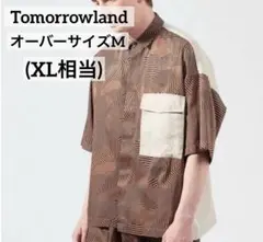 大幅値上げ‼️トゥモローランド 総柄 リネン 切り替え オーバーサイズ 半袖のサムネイル