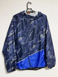 PUMA 迷彩柄ウィンドブレーカー M 青