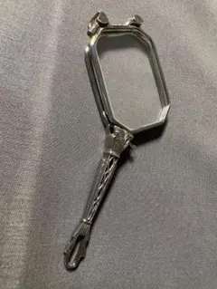 Antique silver ronniette folding eyeglasses with handle, silver opera glasses.