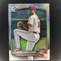 Chase Burns Bowman Chrome Reds Mojo