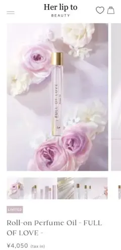 herlipto ロールオンパフュームオイル FULL OF LOVE