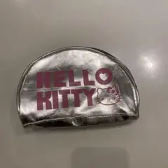 ハローキティーシルバーポーチ 半月型