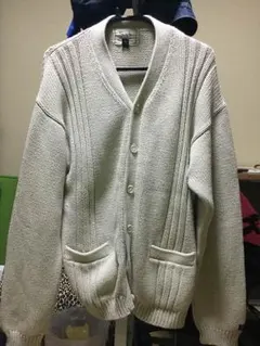 カーディガン 白