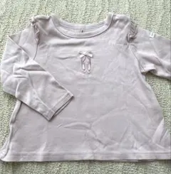 Petit main バレエシューズ刺繍 Tシャツ 90 プティプラ
