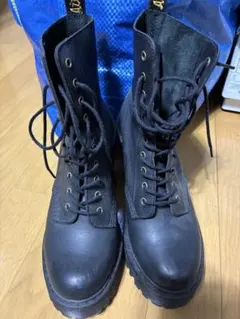 ドクターマーチン　ヒールブーツ　厚底