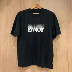 5月末まで 極美品ennoyエンノイ グラデーションロゴT L - メルカリ