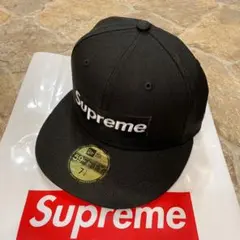 Supreme No Comp Box Logo New Era Black