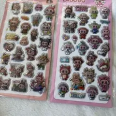 ラブブ ぷくぷくシール ボンボンシール 立体