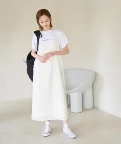 ROPÉ PICNICジャガードキャミワンピース