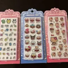 たまごっち・ヒスミニ・日焼けキティアクリルシール３枚セット