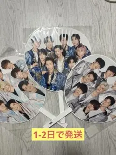 Snowman ジャンボうちわ　うちわ　カウコン