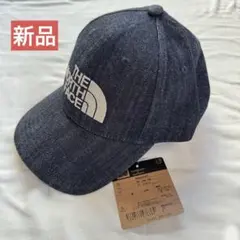 新品●ザノースフェイス TNFロゴキャップ●NN42242 インディゴ●デニム