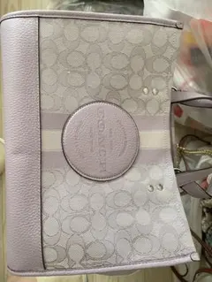 COACH シグネチャー トートバッグ パープル