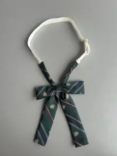 Eastboy 緑色 ストライプ リボン