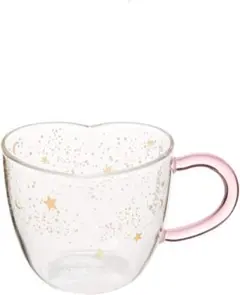 美品Starbuckマグカップ ホリデー2019耐熱グラスマグハート355ml