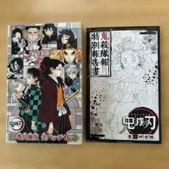 【新品】鬼滅の刃 22巻同梱版 缶バッジセット　鬼殺隊報特別報告