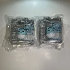 ブルーハムハム ミニチュアパッケージチャーム　グレー　2つセット