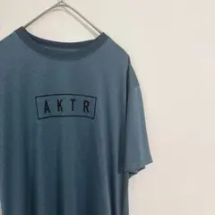 新品未使用　定価5,500円　AKTR アクター 半袖Tシャツ ブルーのサムネイル