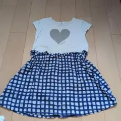 SLAP SLIP 半袖ワンピース チェック柄