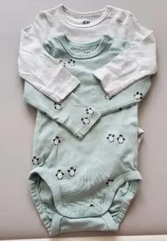 【最終値下げ】新品未使用　H&M　ロンパース2枚セット