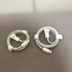 【Apple純正】USB-C to Lightning 充電ケーブル 2本セット