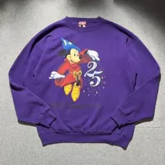 90s USA製 ミッキー ディズニー ワールド スウェット トレーナー 古着