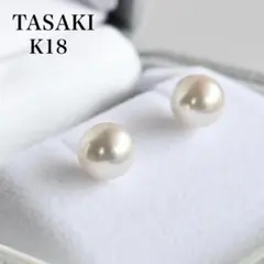 【現行】タサキ　アコヤ　パール　ピアス　750 K18 田崎真珠　花珠のサムネイル