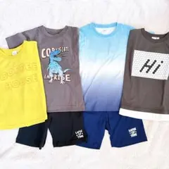 トップス ボトムス 110サイズ ルームウェア 部屋着 パジャマ 上下セット 男