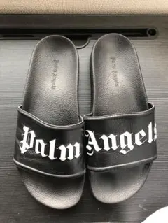 Palm Angels ブラック ビーチサンダルのサムネイル