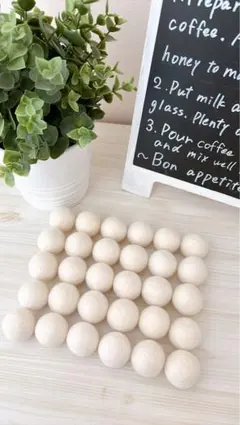 ☆Meikoさま☆羊毛フェルトボール　3.0cm 30個　ハンドメイド