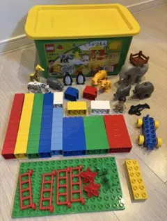 レゴ　デュプロ　動物園　楽しいどうぶつえん　ブロック　ぞう　ペンギン