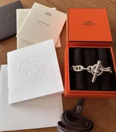 7/4まで】HERMES エルメス シェーヌダンクル MM17コマ 美品 - メルカリ