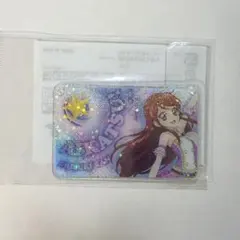 アイカツ ファン証明書デザインキーホルダー 紫吹蘭