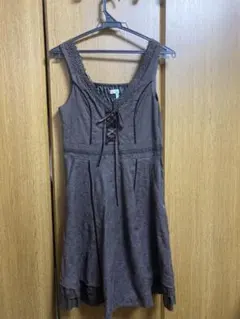 アクシーズファム　axes ワンピース　ジャンバースカート