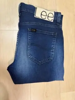 Lee LM0300 デニムパンツ M 日本製 ストレッチ インディゴ 濃紺リーのサムネイル