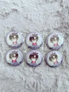 カラフルピーチ からぴち ラメキラ缶バッジ もふ もふくん