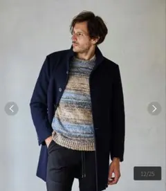 【連休値下】MEN'S BIGI RattleTrapスタンドカラースリムコート