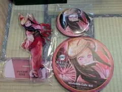 鬼滅の刃✕阿波踊り2025　竈門禰豆子　アクスタ・缶バッジ・コースター３点セット